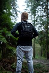 It's a madness Embroidered Black Backpack