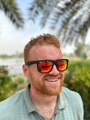 It's a madness sunglasses (Orange lens)